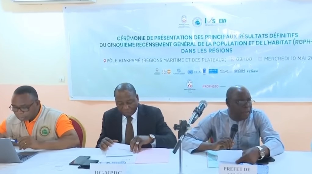Dissémination du 5e recensement général dans les régions du Togo